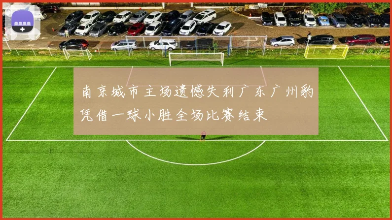 南京城市主场遗憾失利广东广州豹凭借一球小胜全场比赛结束